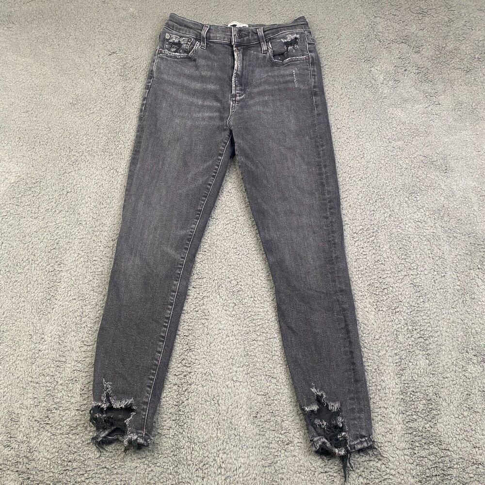 AGOLDE Sophie Crop High Rise Skinny in Temple Wash Style A018 C-844 Size 28
